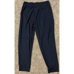 Nautica Men's Pajama Pants Navy L Regular Size Drawstring Closure Solid